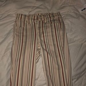 American Eagle stripped jeans. Size 0, Regular